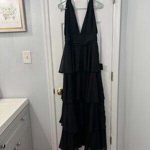 Black Ruffled Lulus Dress